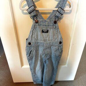 OshKosh B'gosh Striped Overalls 2T